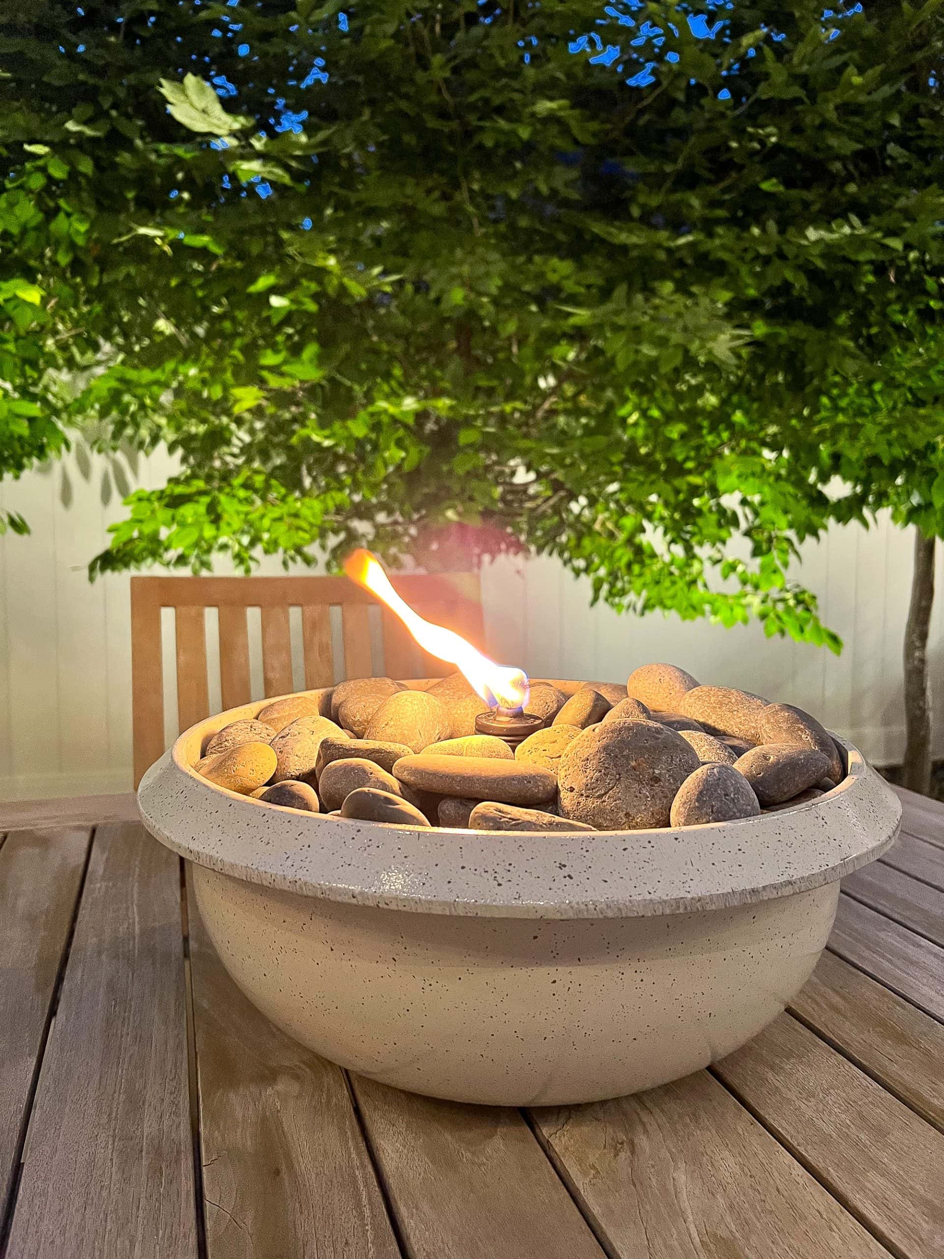 tabletop fire bowl